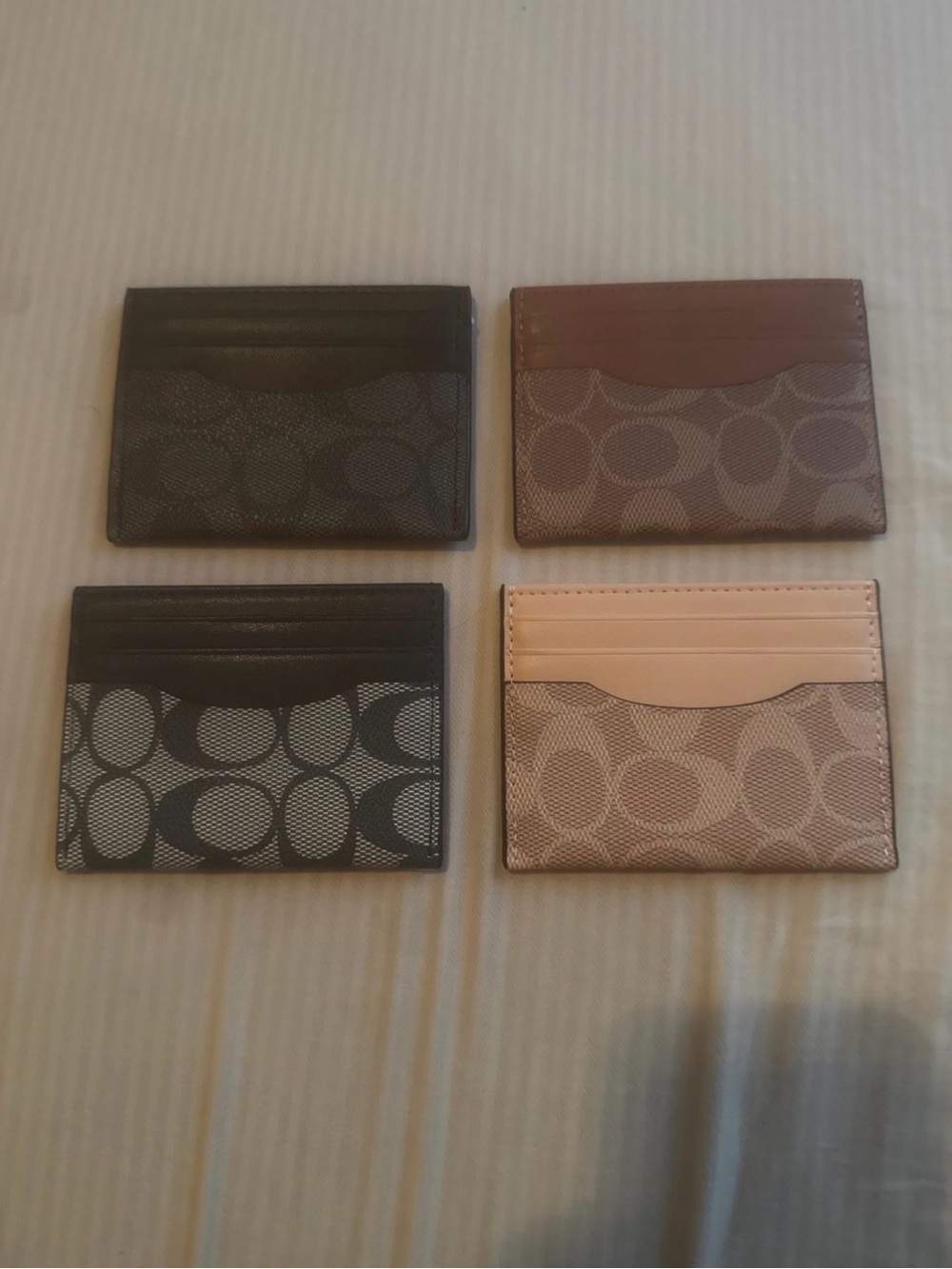 Coach Card Holder Wallet Lot of 4